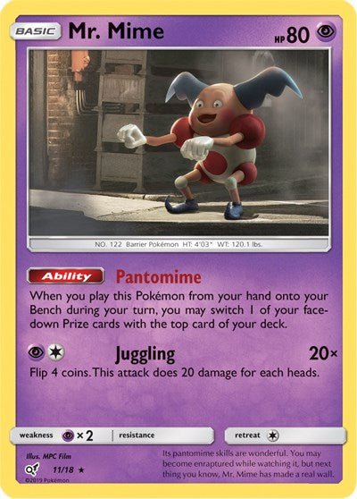 Mr. Mime - 11/18 (Rare) [DET-11-R]