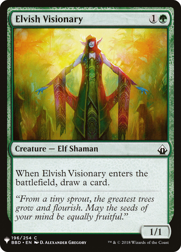 Elvish Visionary [PLST-BBD-196]