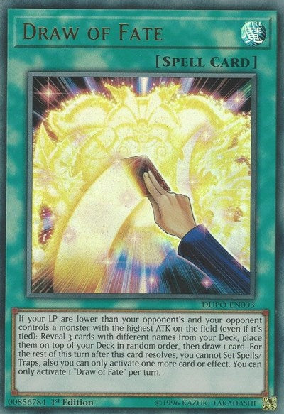 Draw of Fate (Ultra Rare) [DUPO-EN003-UR]