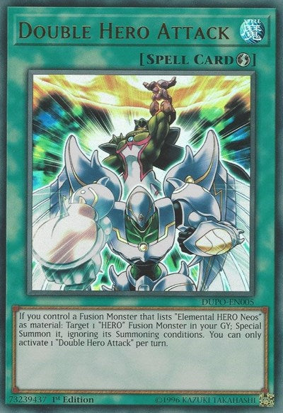 Double Hero Attack (Ultra Rare) [DUPO-EN005-UR]