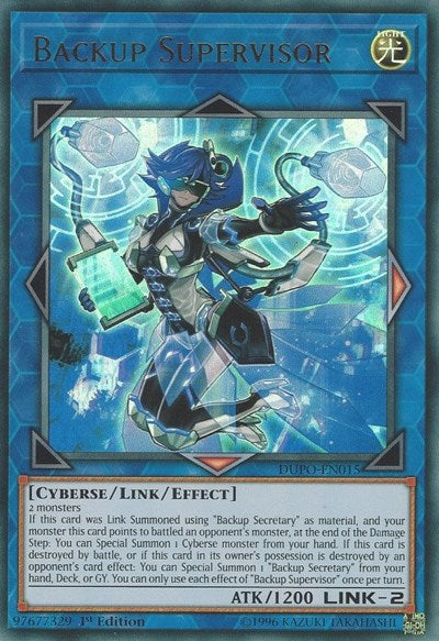 Backup Supervisor (Ultra Rare) [DUPO-EN015-UR]