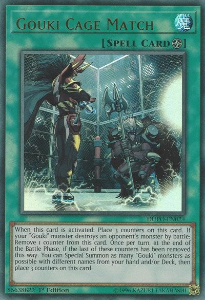 Gouki Cage Match (Ultra Rare) [DUPO-EN024-UR]