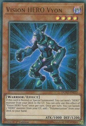Vision HERO Vyon (Ultra Rare) [DUPO-EN053-UR]