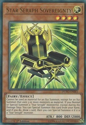 Star Seraph Sovereignty (Ultra Rare) [DUPO-EN061-UR]