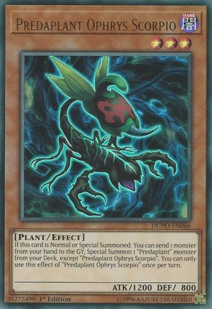 Predaplant Ophrys Scorpio (Ultra Rare) [DUPO-EN066-UR]