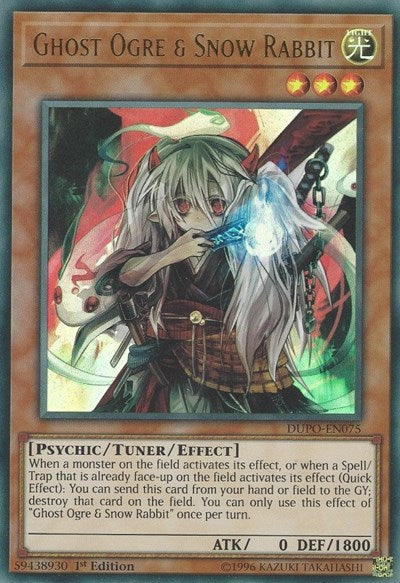 Ghost Ogre & Snow Rabbit (Ultra Rare) [DUPO-EN075-UR]