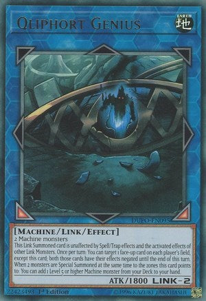 Qliphort Genius (Ultra Rare) [DUPO-EN095-UR]