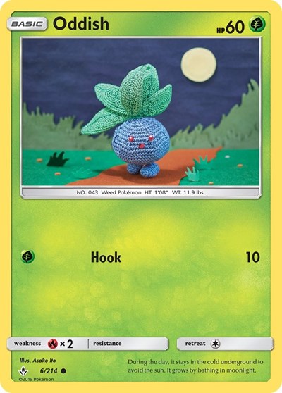 Oddish - 6/214 (Common) [UNB-6-C]