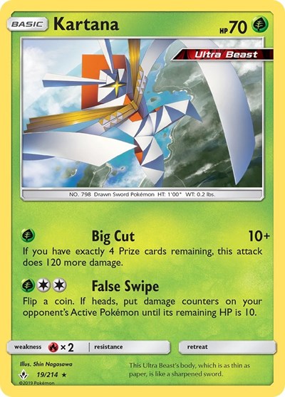 Kartana - 19/214 (Holo Rare) [UNB-19-HR]