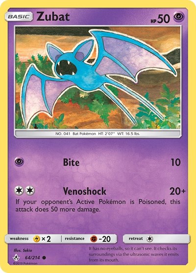 Zubat - 64/214 (Common) [UNB-64-C]