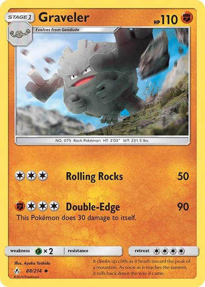 Graveler - 88/214 (Uncommon) [UNB-88-U]