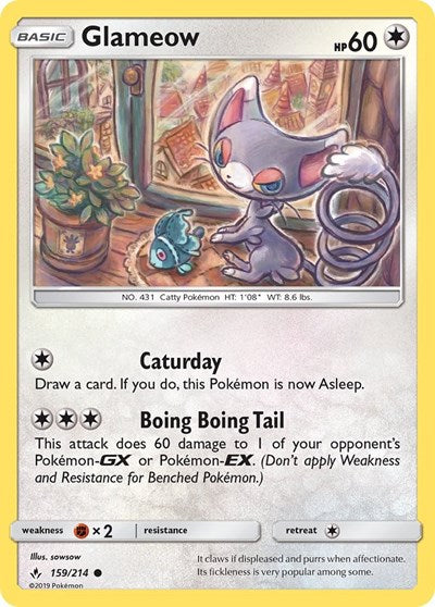 Glameow - 159/214 (Common) [UNB-159-C]