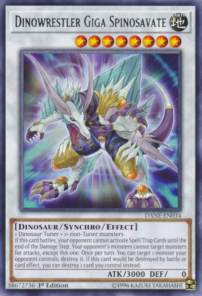 Dinowrestler Giga Spinosavate (Rare) [DANE-EN034-R]