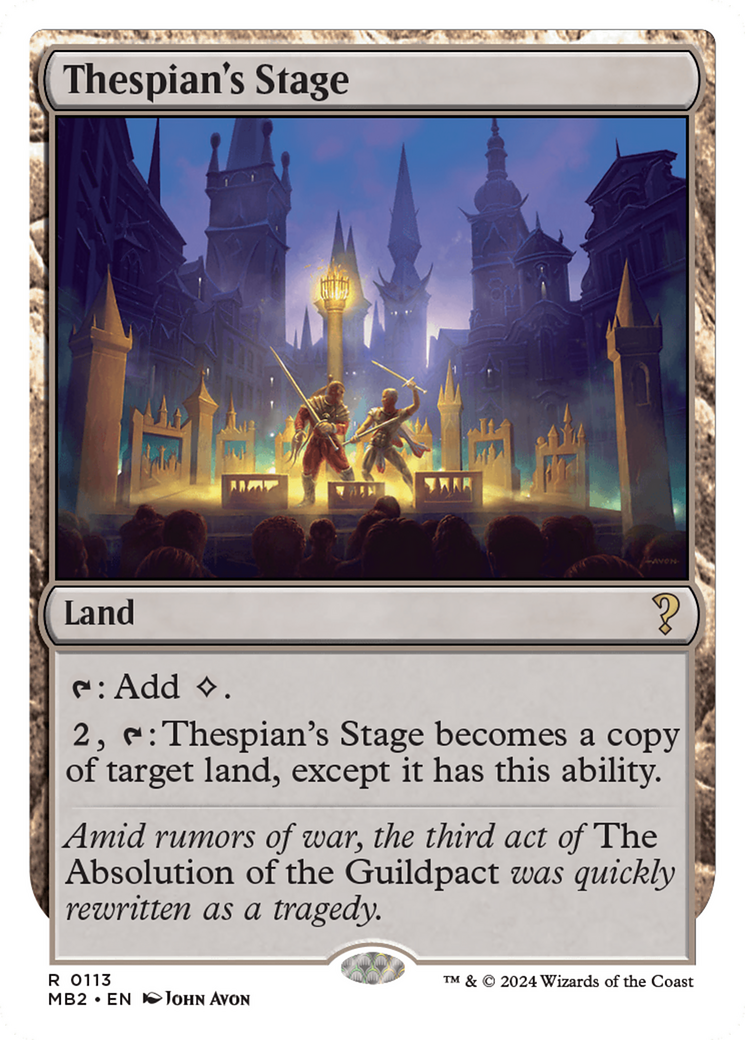 Thespian's Stage [MB2-113]