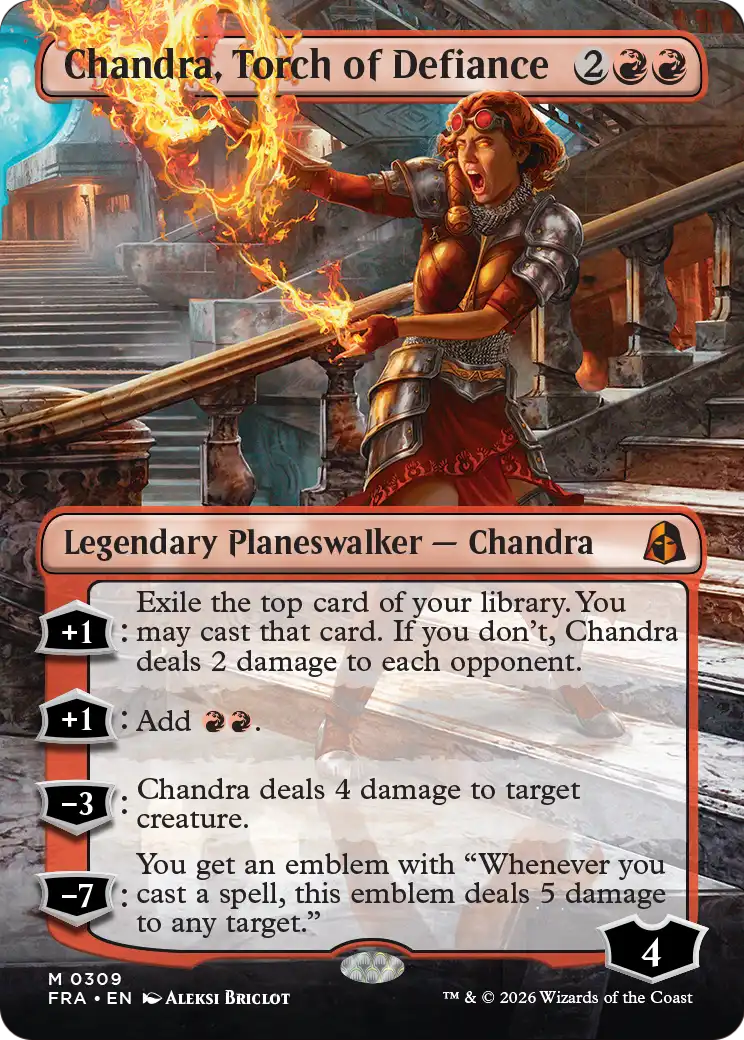 Chandra, Torch of Defiance - Borderless [FRA-309]