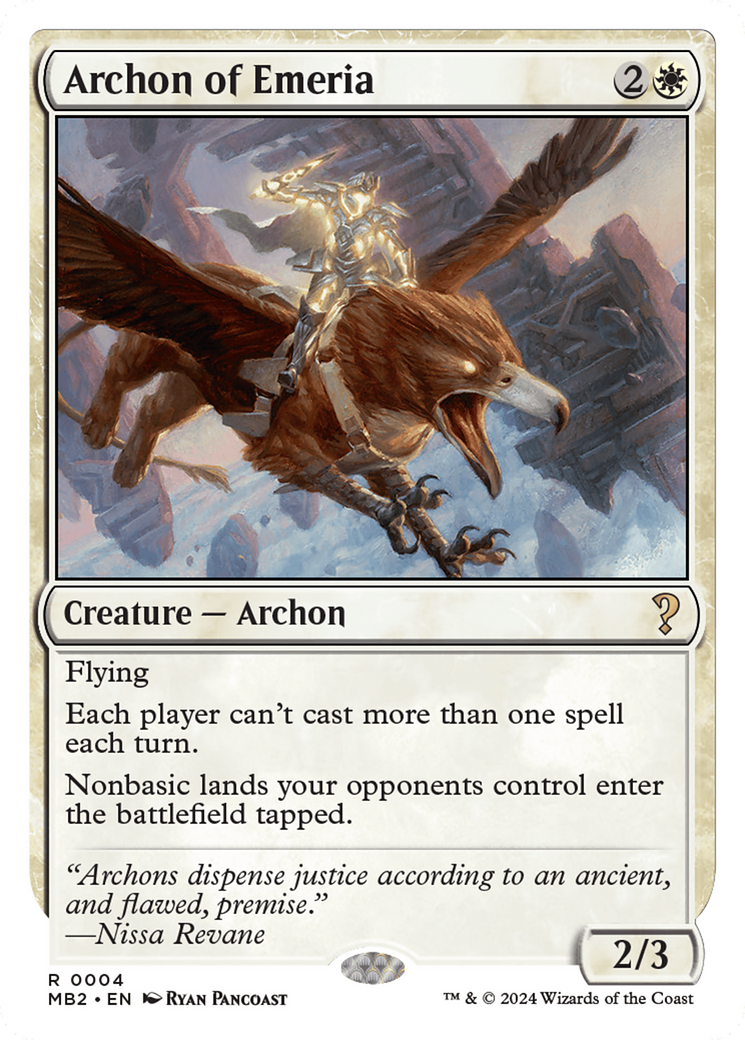 Archon of Emeria [MB2-4]