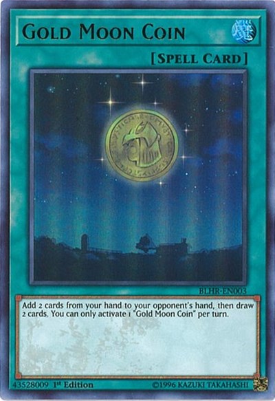Gold Moon Coin (Ultra Rare) [BLHR-EN003-UR]