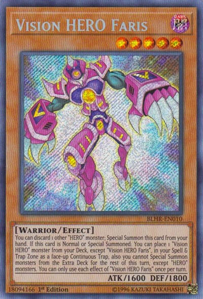 Vision HERO Faris (Secret Rare) [BLHR-EN010-SeR]