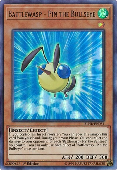 Battlewasp - Pin the Bullseye (Ultra Rare) [BLHR-EN031-UR]