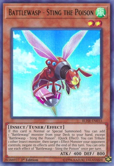 Battlewasp - Sting the Poison (Ultra Rare) [BLHR-EN033-UR]