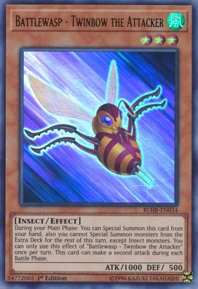 Battlewasp - Twinbow the Attacker (Ultra Rare) [BLHR-EN034-UR]