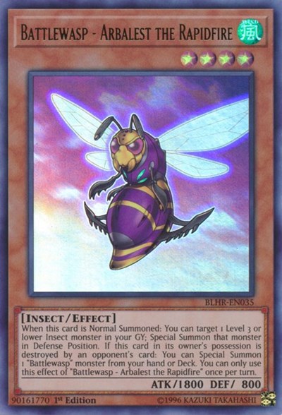 Battlewasp - Arbalest the Rapidfire (Ultra Rare) [BLHR-EN035-UR]