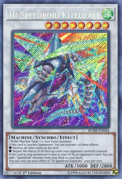 Hi-Speedroid Kitedrake (Secret Rare) [BLHR-EN044-SeR]