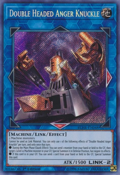Double Headed Anger Knuckle (Secret Rare) [BLHR-EN048-SeR]