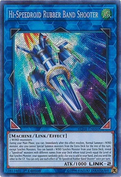 Hi-Speedroid Rubber Band Shooter (Secret Rare) [BLHR-EN050-SeR]