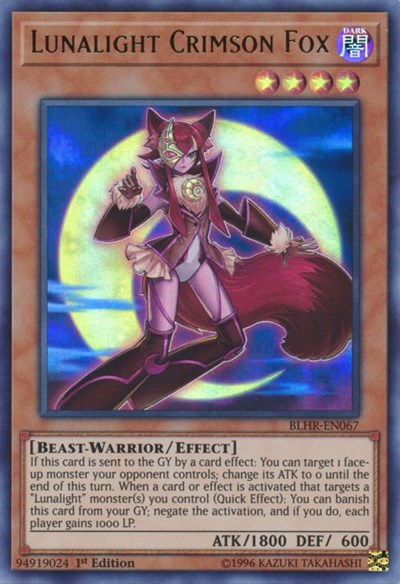 Lunalight Crimson Fox (Ultra Rare) [BLHR-EN067-UR]