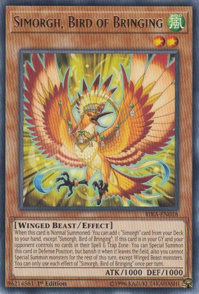 Simorgh, Bird of Bringing (Rare) [RIRA-EN018-R]