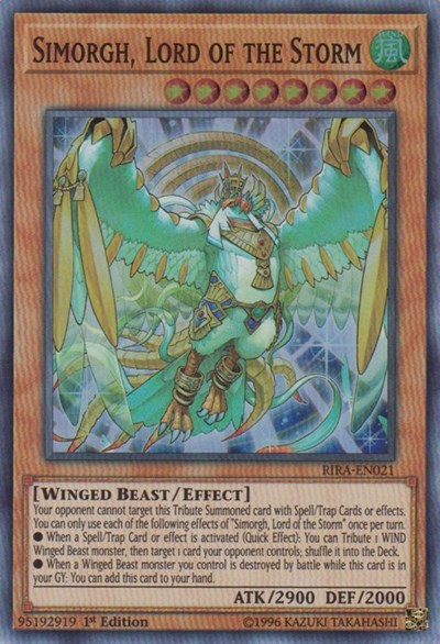 Simorgh, Lord of the Storm (Super Rare) [RIRA-EN021-SuR]