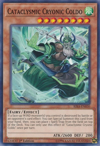 Cataclysmic Cryonic Coldo (Common) [RIRA-EN030-C]