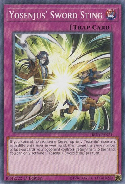 Yosenjus' Sword Sting (Common) [RIRA-EN071-C]
