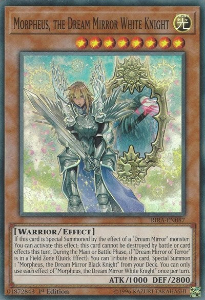 Morpheus, the Dream Mirror White Knight (Super Rare) [RIRA-EN087-SuR]