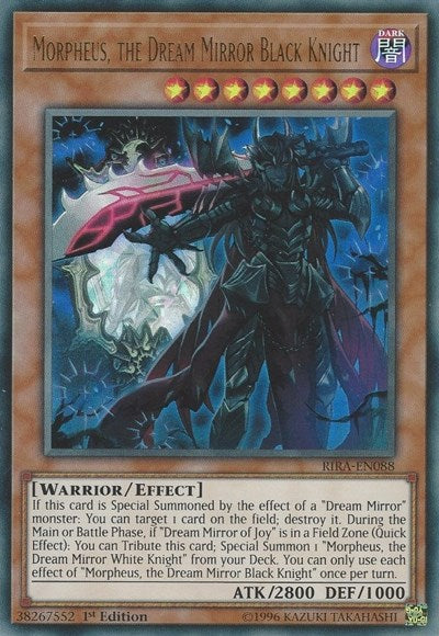 Morpheus, the Dream Mirror Black Knight (Ultra Rare) [RIRA-EN088-UR]