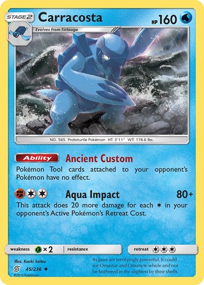 Carracosta - 45/236 (Uncommon) [UNM-45-U]