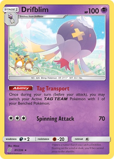 Drifblim - 81/236 (Rare) [UNM-81-R]