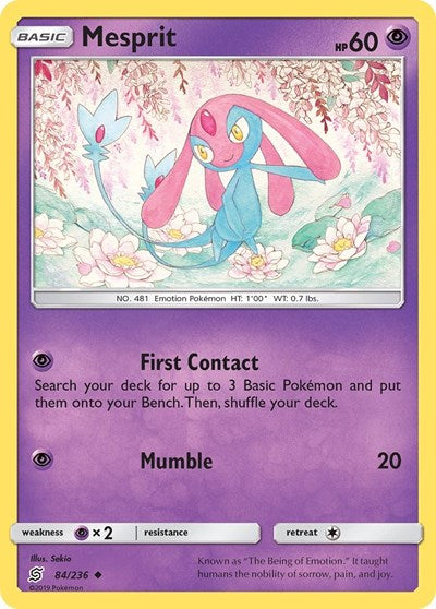 Mesprit - 84/236 (Uncommon) [UNM-84-U]