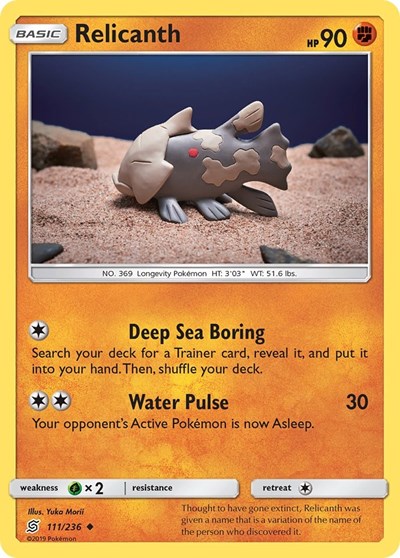 Relicanth - 111/236 (Uncommon) [UNM-111-U]