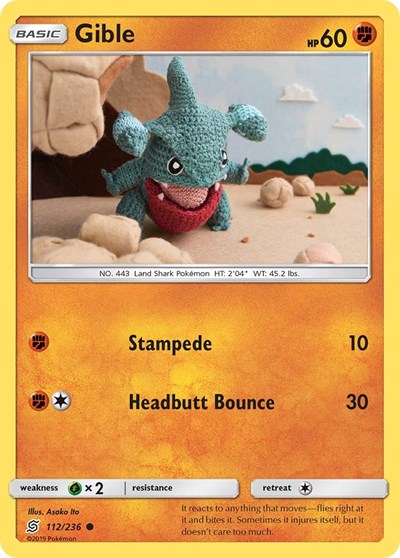 Gible - 112/236 (Common) [UNM-112-C]