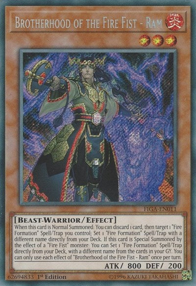 Brotherhood of the Fire Fist - Ram (Secret Rare) [FIGA-EN011-SeR]