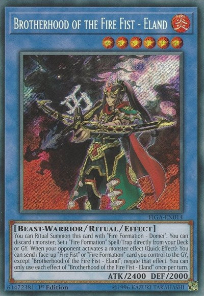 Brotherhood of the Fire Fist - Eland (Secret Rare) [FIGA-EN014-SeR]