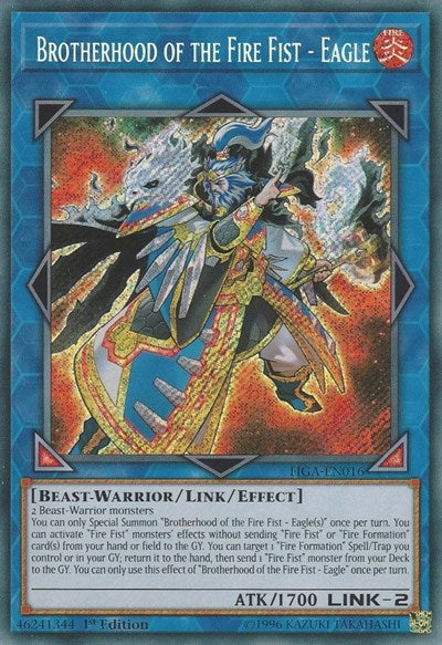 Brotherhood of the Fire Fist - Eagle (Secret Rare) [FIGA-EN016-SeR]