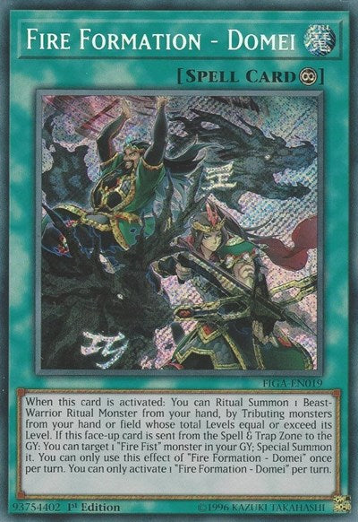Fire Formation - Domei (Secret Rare) [FIGA-EN019-SeR]