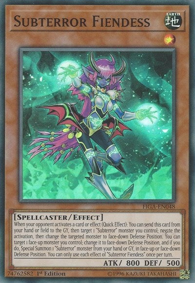 Subterror Fiendess (Super Rare) [FIGA-EN048-SuR]