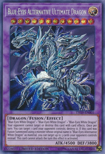 Blue-Eyes Alternative Ultimate Dragon (Prismatic Secret Rare) [TN19-EN001-PrSR]