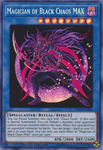 Magician of Black Chaos MAX (Prismatic Secret Rare) [TN19-EN002-PrSR]