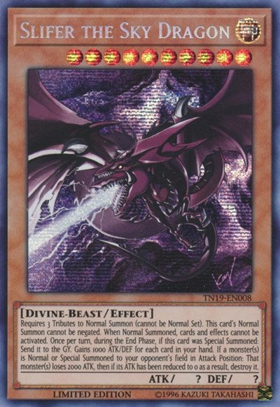 Slifer the Sky Dragon (Prismatic Secret Rare) [TN19-EN008-PrSR]