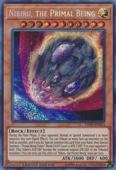 Nibiru, the Primal Being (Prismatic Secret Rare) [TN19-EN013-PrSR]